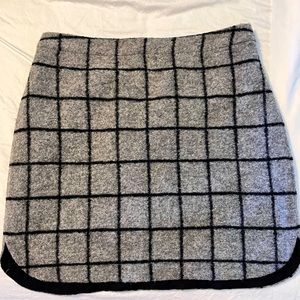 Madewell wool mini skirt Size 2